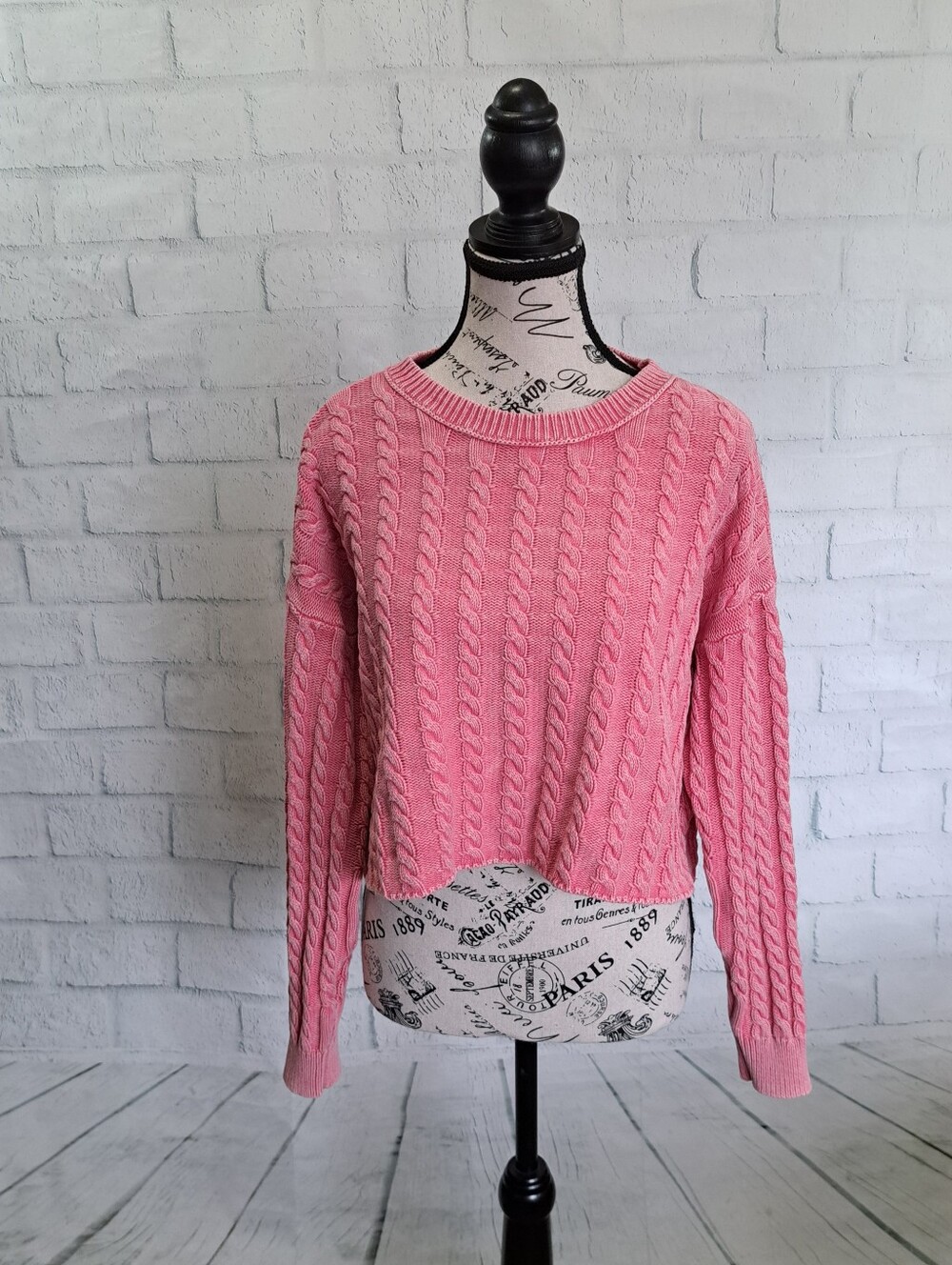 Lucky Brand Cropped Cotton Sweater